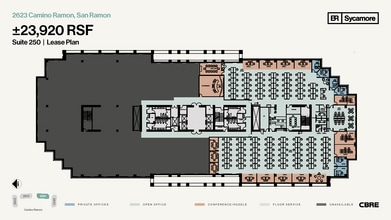 2603-2633 Camino Ramon, San Ramon, CA à louer Plan d’étage- Image 1 de 1