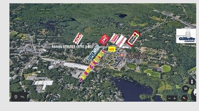121 Main St, Foxborough, MA - Aérien  Vue de la carte - Image1