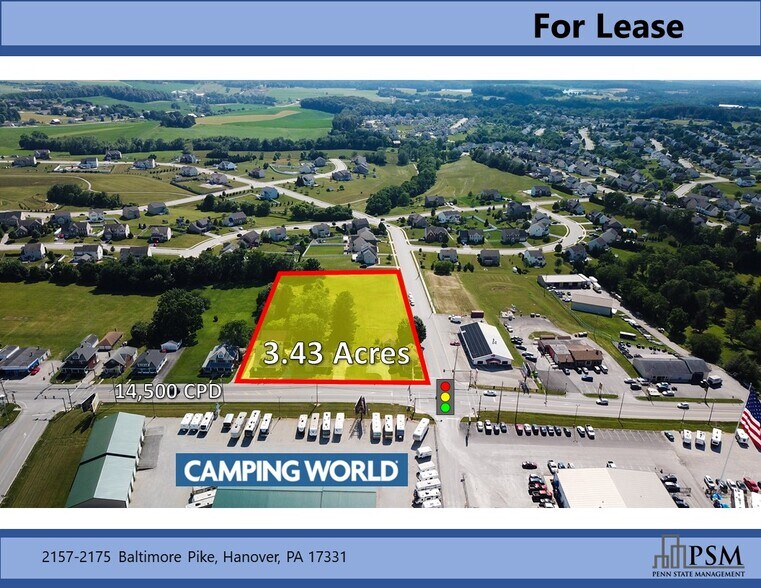 2157 Baltimore Pike, Hanover, PA à louer - Photo du bâtiment - Image 2 de 8