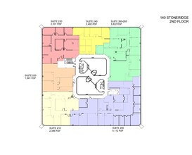 140 Stoneridge Dr, Columbia, SC à louer Plan d’étage- Image 1 de 1