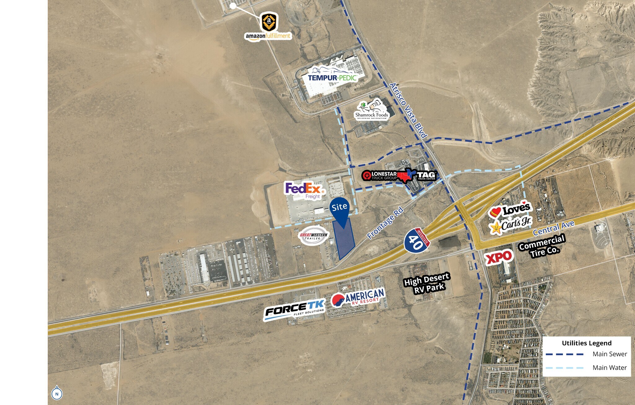Lots 122 & 123 I-40 & Atrisco Blvd, Albuquerque, NM for sale Building Photo- Image 1 of 3