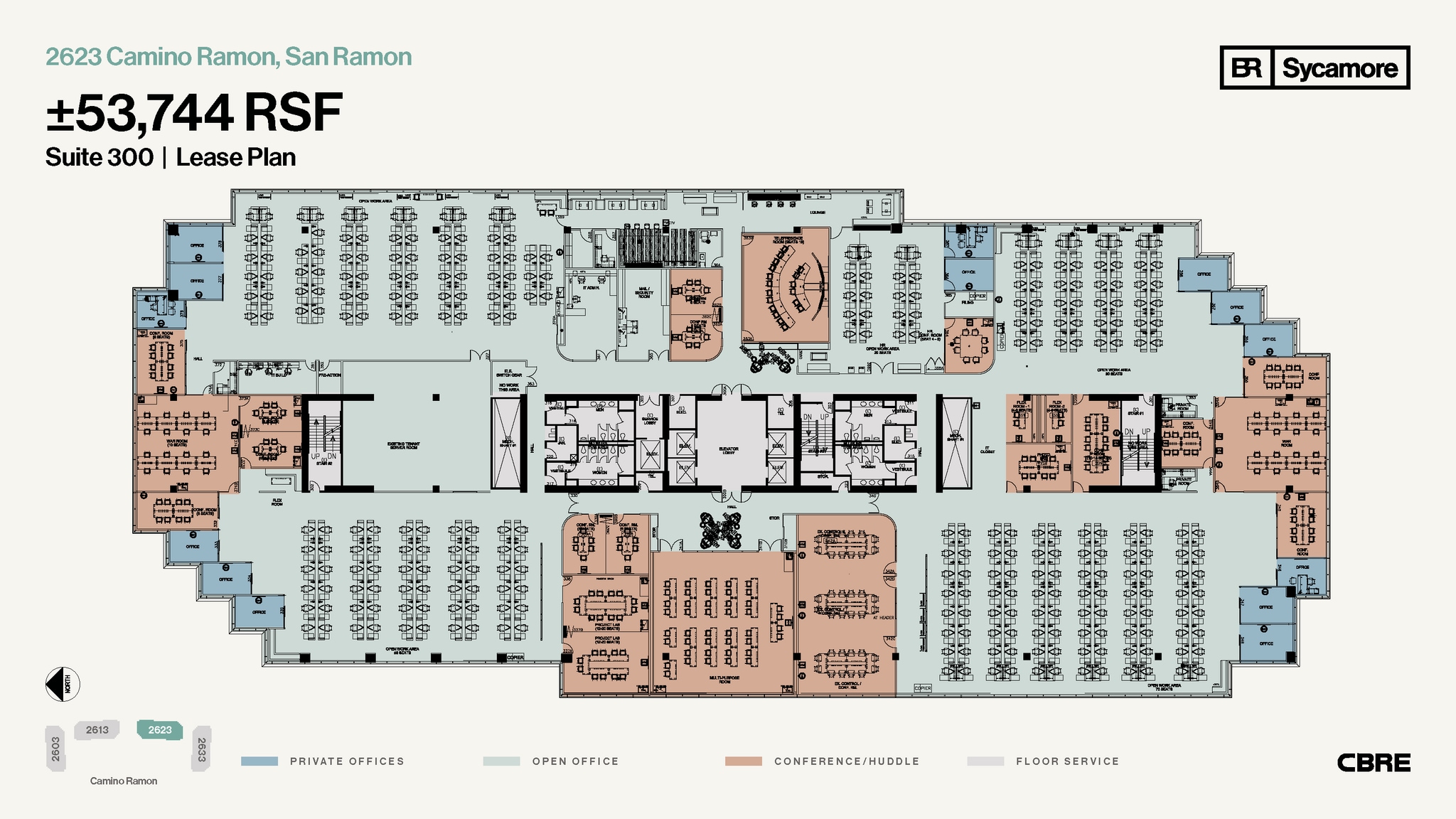 2603-2633 Camino Ramon, San Ramon, CA à louer Plan d’étage- Image 1 de 1
