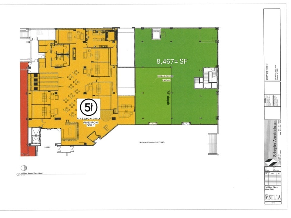 400 S Salina St, Syracuse, NY à louer Plan d’étage- Image 1 de 3