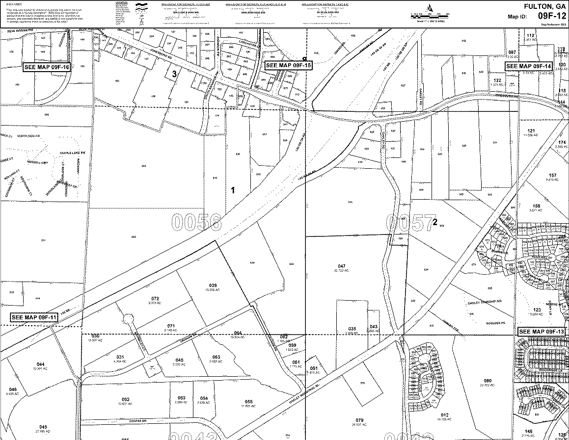 Oakley Rd, Union City, GA à vendre Plan cadastral- Image 1 de 1