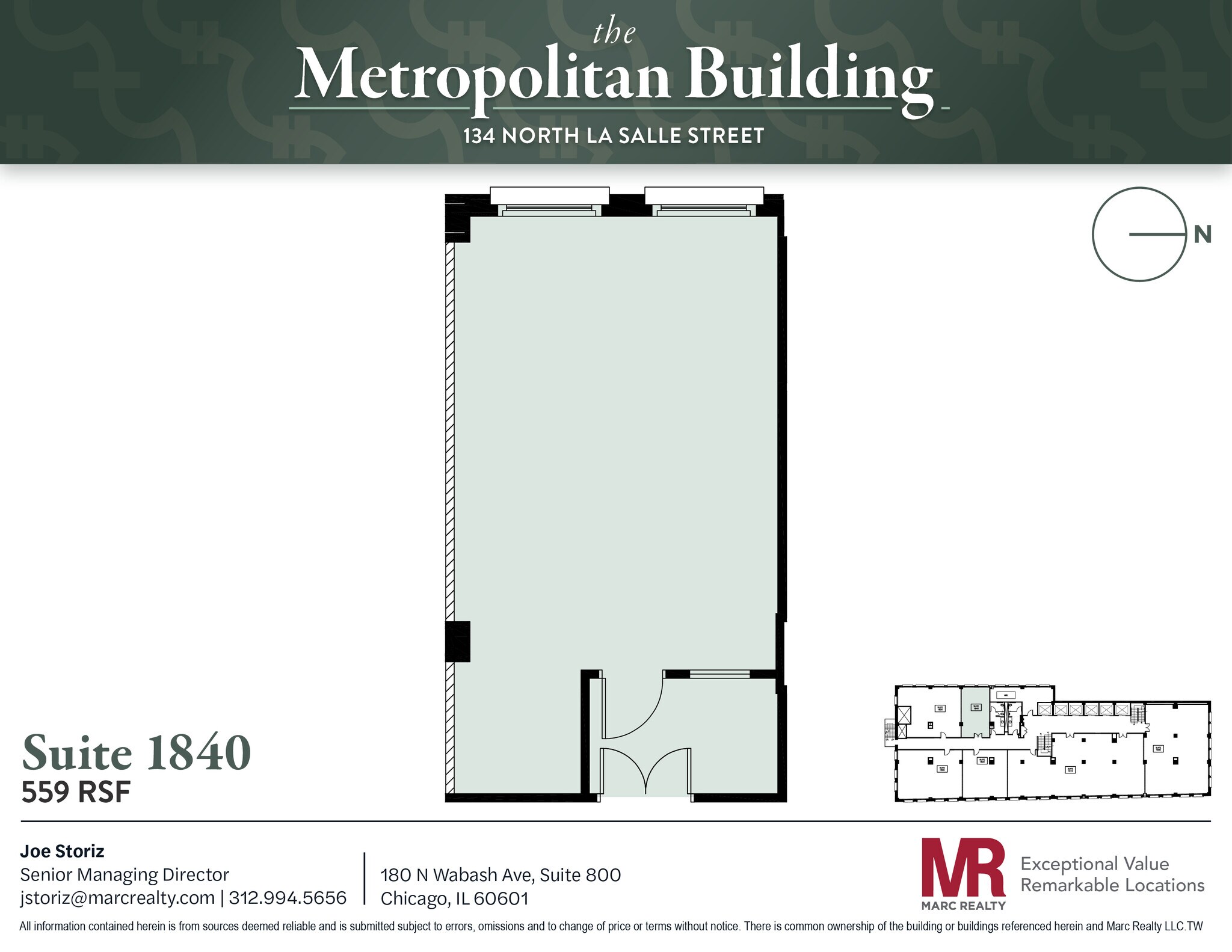 134 N LaSalle St, Chicago, IL for lease Interior Photo- Image 1 of 1