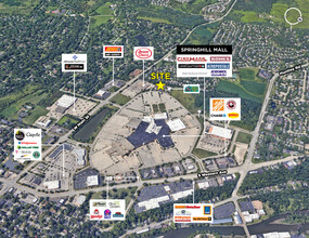 600 Spring Hill Ring Rd, West Dundee, IL - Aérien  Vue de la carte