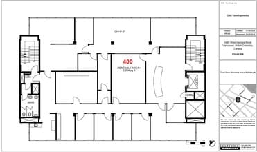 1445 W Georgia St, Vancouver, BC à louer Plan d’étage- Image 1 de 1