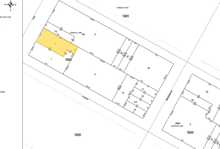 693 Fifth Ave, New York, NY à louer - Plan cadastral - Image 2 de 6