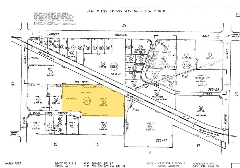 1425 Moonstone St, Brea, CA for sale - Plat Map - Image 2 of 5