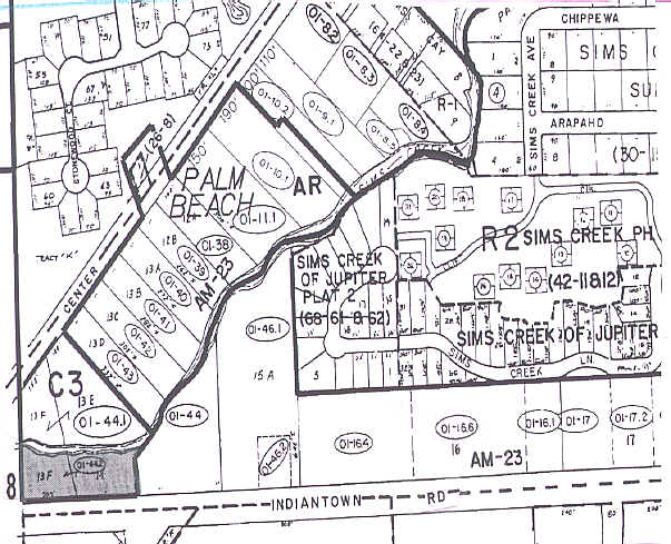 1851 W Indiantown Rd, Jupiter, FL for lease - Plat Map - Image 2 of 5