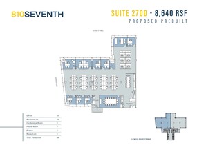 810 Seventh Ave, New York, NY à louer Plan d  tage- Image 2 de 2