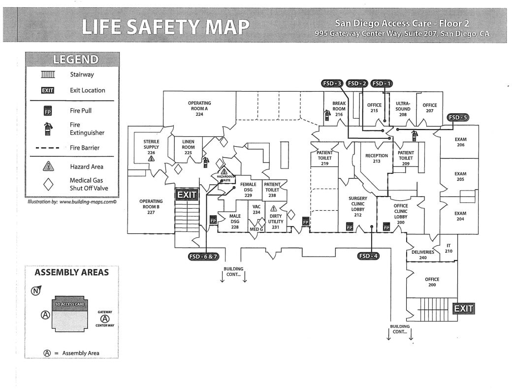 995 Gateway Center Way, San Diego, CA for lease Floor Plan- Image 1 of 2