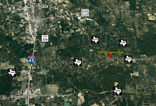 14945 Wiggins Rd, Conroe, TX - Aérien  Vue de la carte