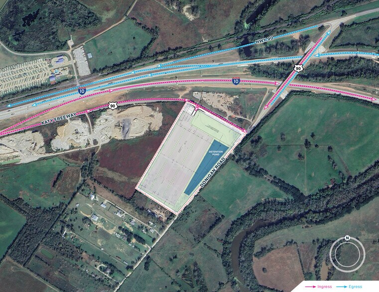 Terrain dans Brookshire, TX à louer - Photo du bâtiment - Image 2 de 5