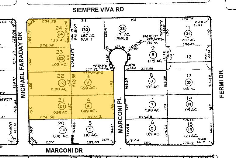 2365 Michael Faraday Dr, San Diego, CA à louer - Plan cadastral - Image 2 de 2