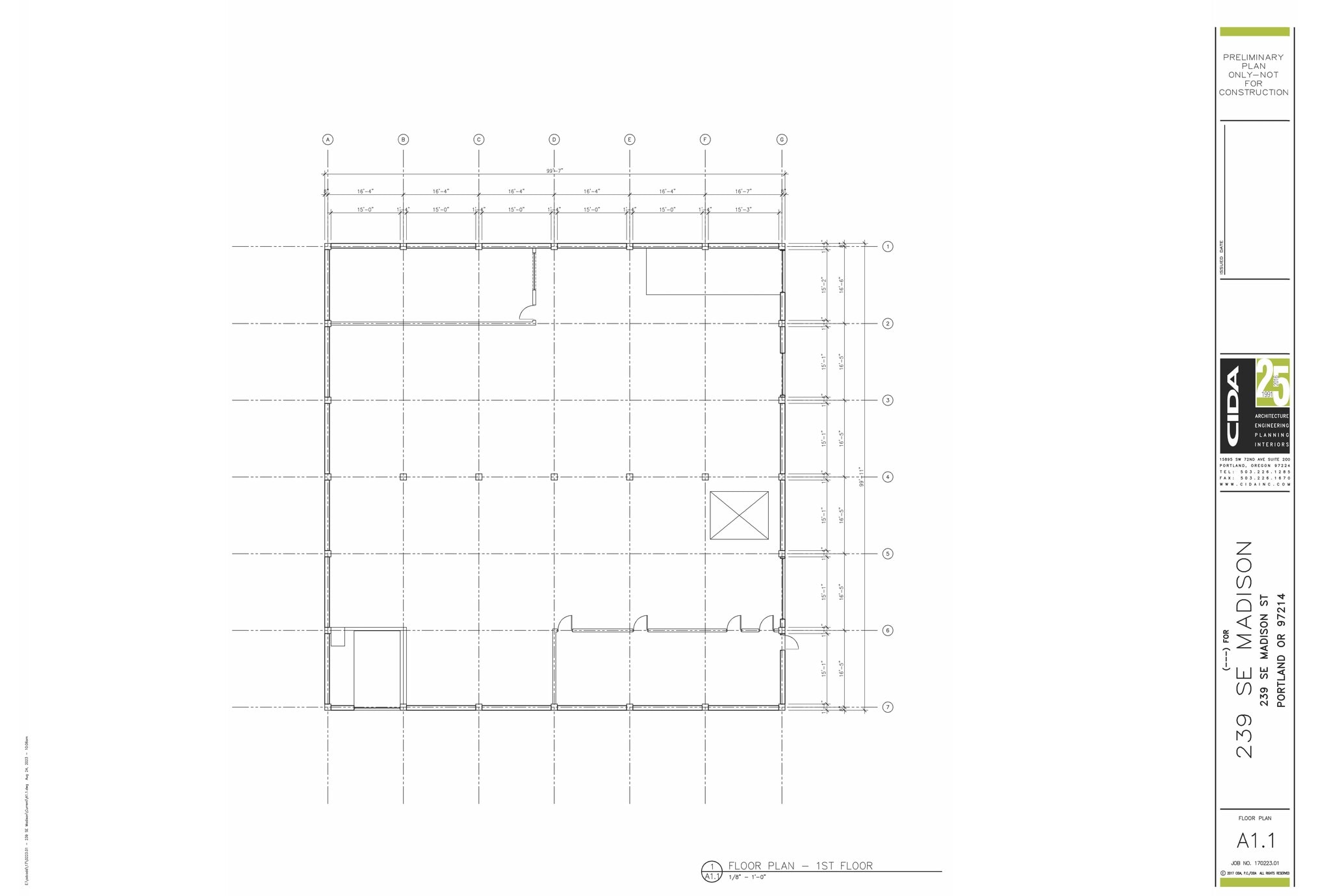 221-239 SE Madison St, Portland, OR for sale Floor Plan- Image 1 of 5