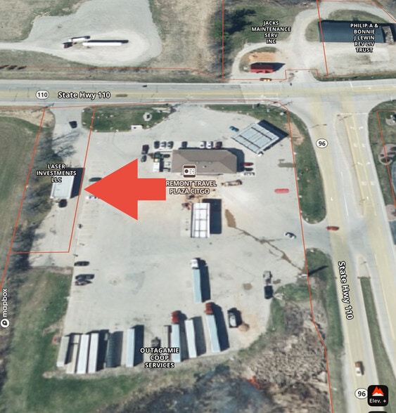 E7487 WI-110 Hwy, Fremont, WI for sale - Aerial - Image 1 of 5