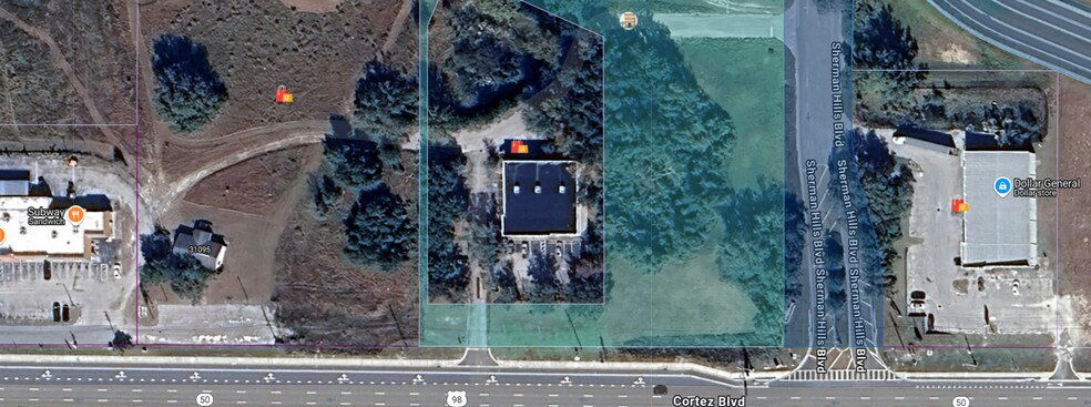 Cortez Blvd, Brooksville, FL for sale - Aerial - Image 2 of 2