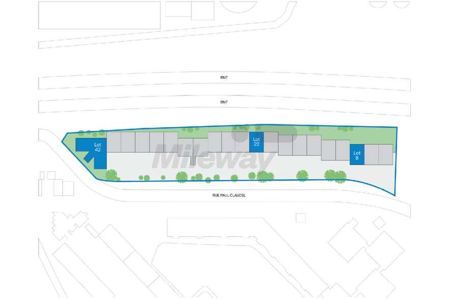 4 Rue Paul Claudel, Évry-Courcouronnes for lease - Site Plan - Image 1 of 11
