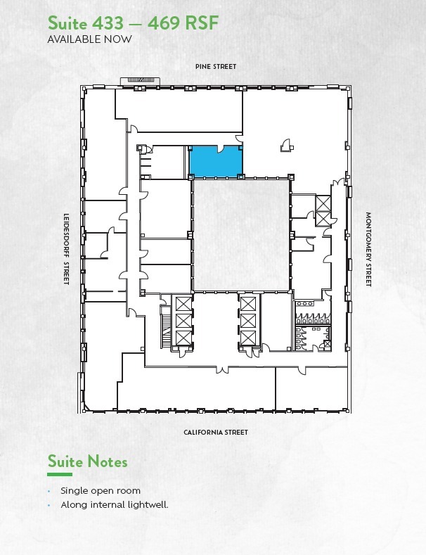 465 California St, San Francisco, CA à louer Plan d  tage- Image 1 de 1