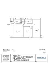 666 Dundee Rd, Northbrook, IL for lease Floor Plan- Image 1 of 1