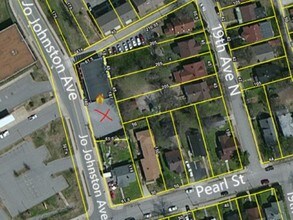 1829 Jo Johnston Ave, Nashville, TN - AERIAL  map view