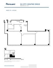 55 City Centre Dr, Mississauga, ON for lease Floor Plan- Image 1 of 1