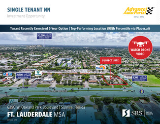 Plus de détails pour 6390 W Oakland Park Blvd, Fort Lauderdale, FL - Vente au détail à vendre