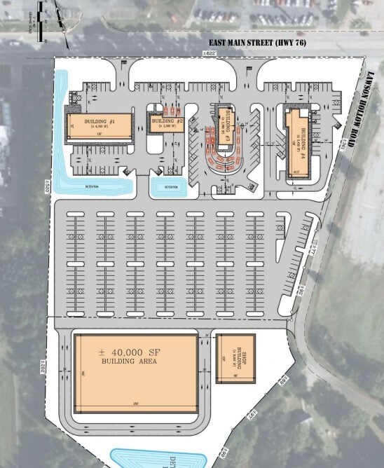 Plus de détails pour 0 E Main St, Laurens, SC - Commerce de détail à louer