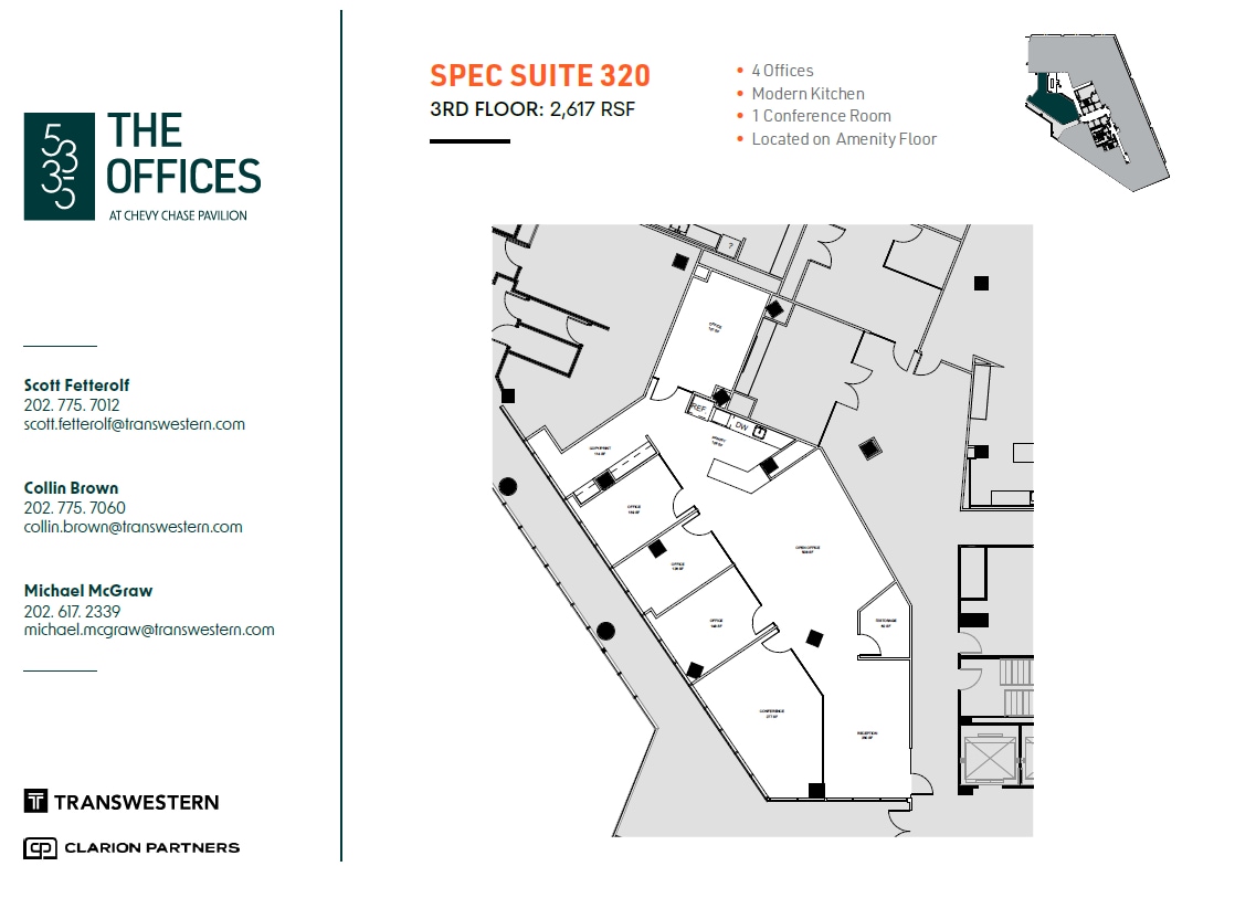 5335 Wisconsin Ave NW, Washington, DC à louer Plan d’étage- Image 1 de 1