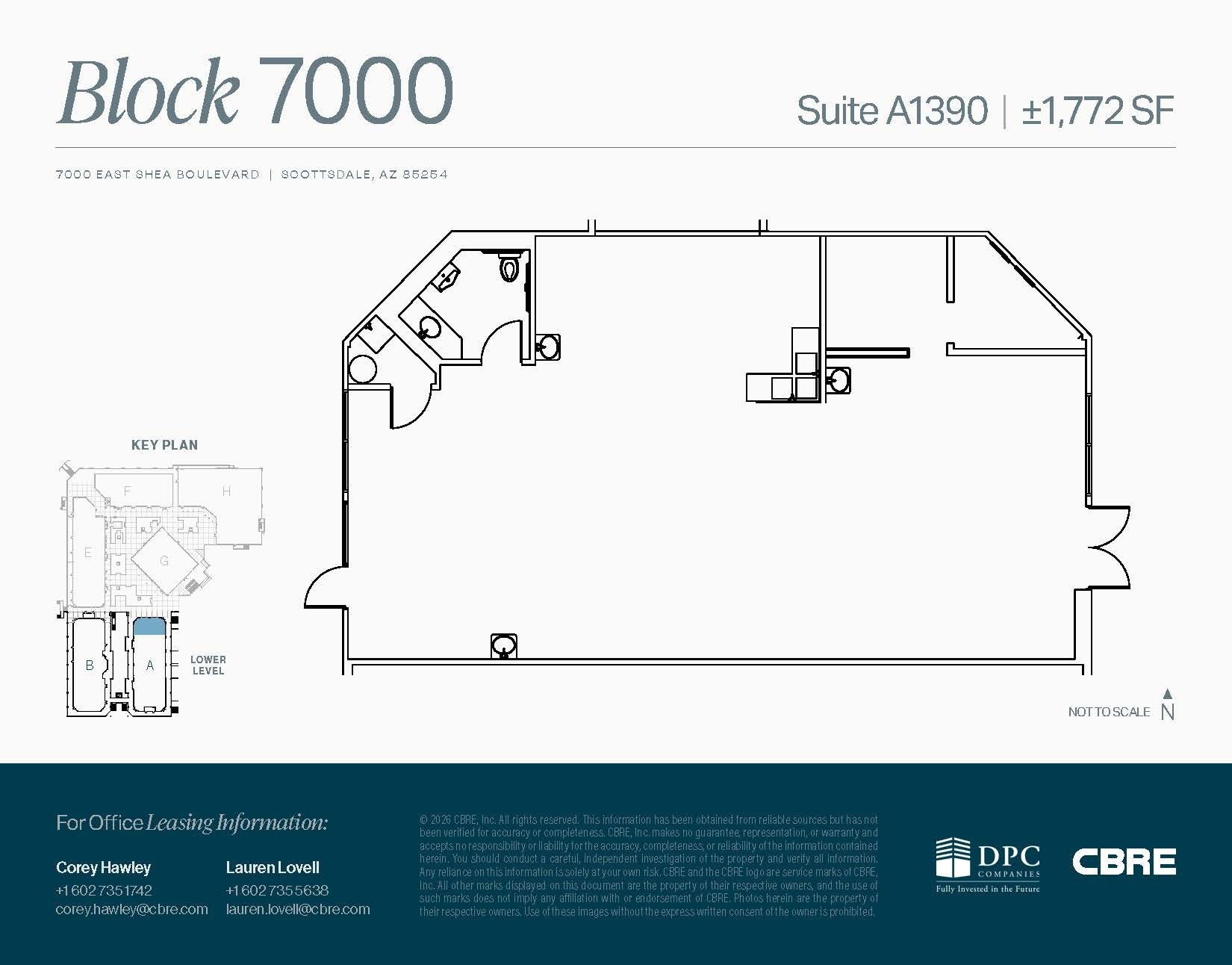 7000 E Shea Blvd, Scottsdale, AZ à louer Plan d’étage- Image 1 de 1