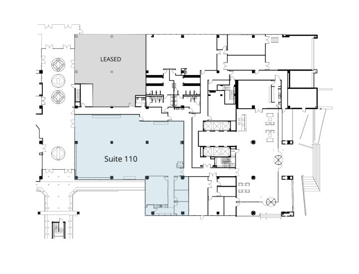 1400 Crystal Dr, Arlington, VA à louer Plan d’étage- Image 1 de 1