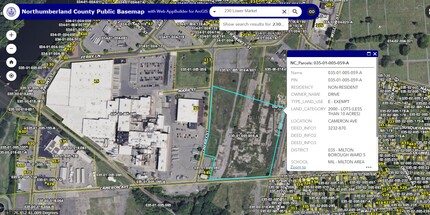 230 Lower Market St, Milton, PA - AERIAL map view