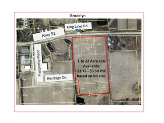 More details for HWY 92 & PROSPERITY PLACE, Brooklyn, WI - Land for Sale