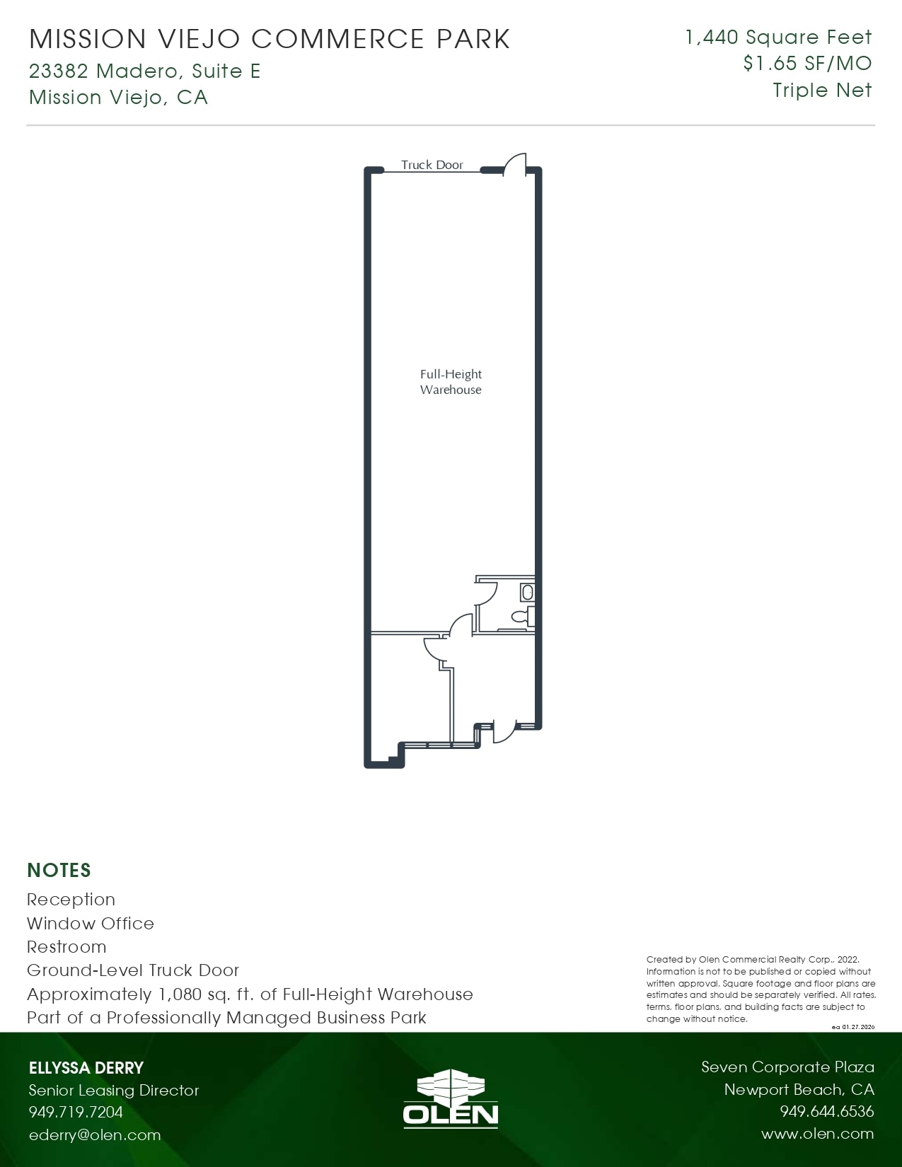 23382 Madero, Mission Viejo, CA for lease Floor Plan- Image 1 of 1