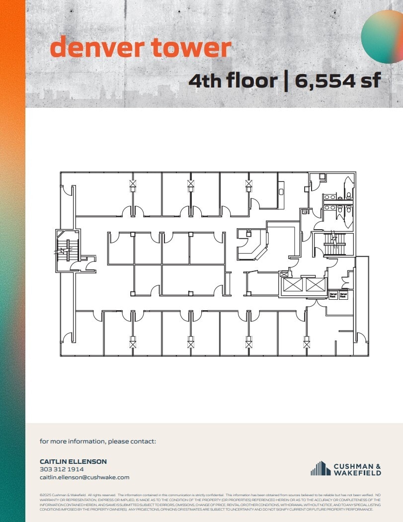 1905 Sherman St, Denver, CO for lease Floor Plan- Image 1 of 1