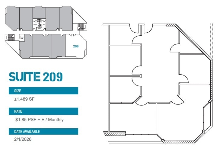 9939 Hibert St, San Diego, CA for lease Floor Plan- Image 1 of 1