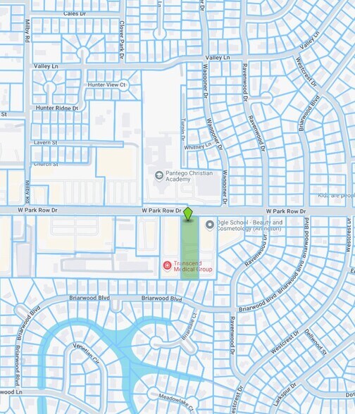2202 W Park Row Dr, Pantego, TX à vendre - Plan cadastral - Image 2 de 2