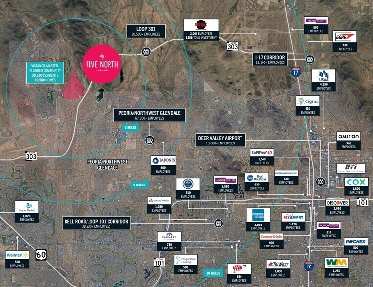 NEC El Mirage Rd & Vistancia Blvd, Peoria, AZ à vendre - Aérien - Image 2 de 3