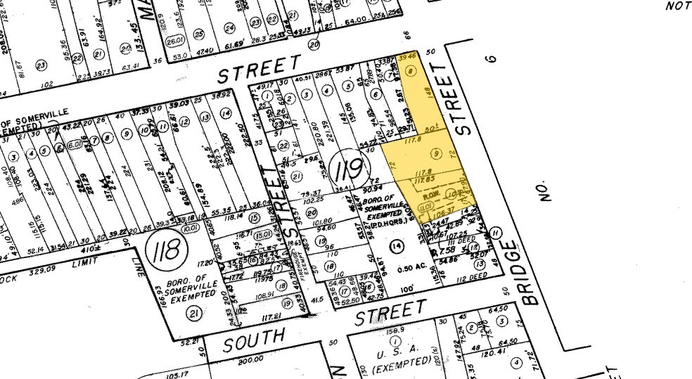 1 W Main St, Somerville, NJ à louer - Plan cadastral - Image 3 de 34
