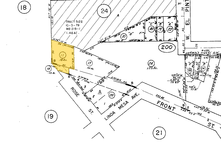 360 Rose St, Danville, CA for lease - Plat Map - Image 2 of 4