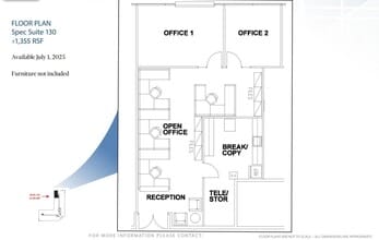 1430 Blue Oaks Blvd, Roseville, CA for lease Floor Plan- Image 1 of 1
