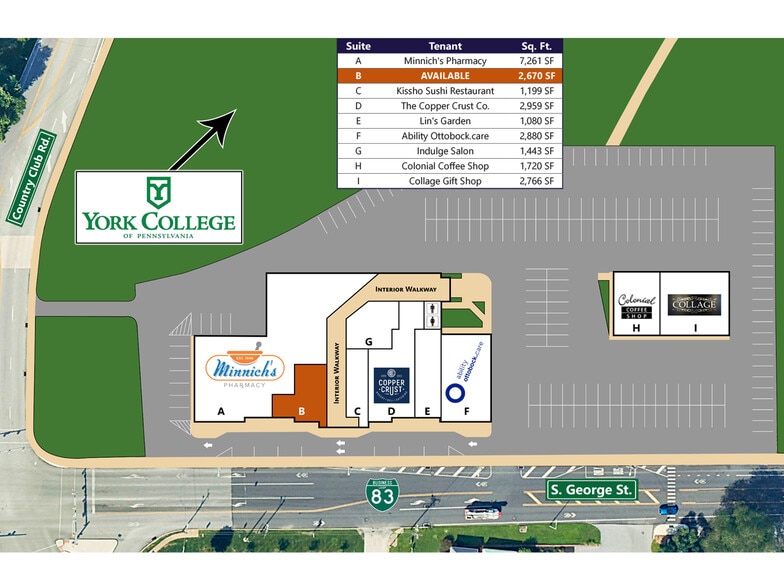 928-976 S George St, York, PA for lease - Site Plan - Image 3 of 8