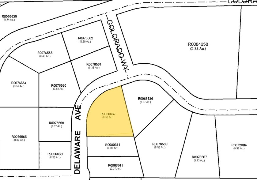 1111 Delaware Ave, Longmont, CO for lease - Plat Map - Image 2 of 2