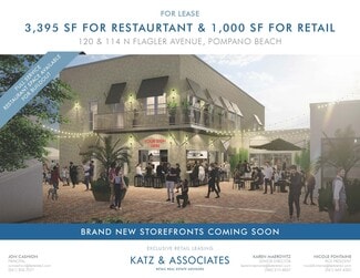 More details for 114-120 N Flagler Ave, Pompano Beach, FL - Retail for Lease