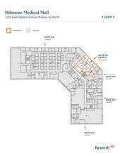 2222 E Highland Ave, Phoenix, AZ à louer Plan d’étage- Image 1 de 1