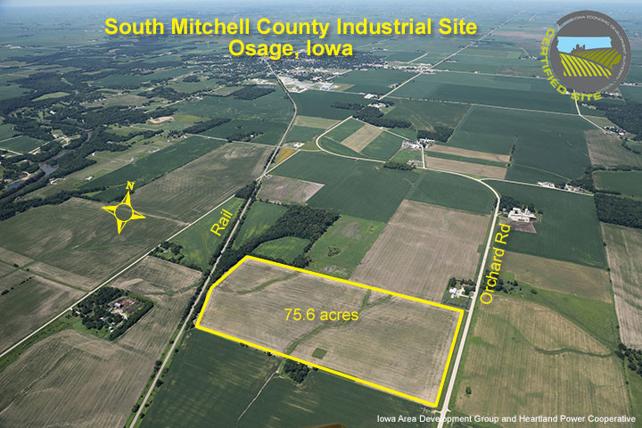 0 Orchard Rd, Osage, IA for sale - Aerial - Image 1 of 2