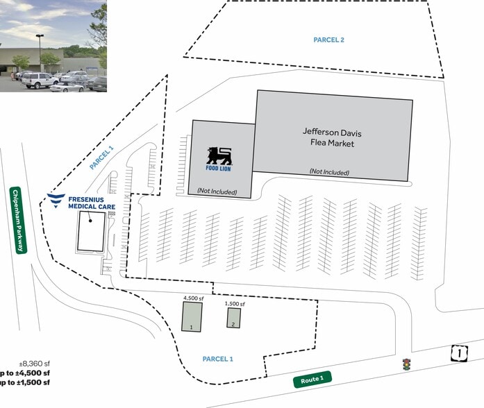 5704 Route 1, North Chesterfield, VA for lease - Site Plan - Image 3 of 3