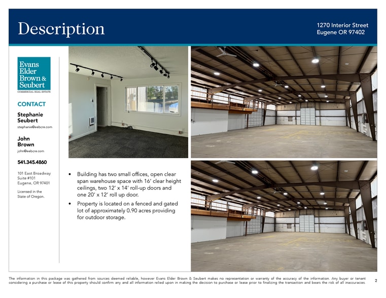 1270 Interior St, Eugene, OR for sale - Building Photo - Image 3 of 6