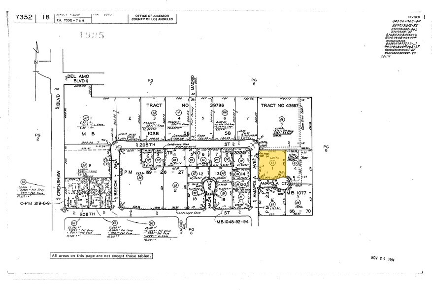 406 Amapola Ave, Torrance, CA à louer - Plan cadastral - Image 2 de 3